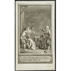 Gravure de XVIIIe - Petite gravure sur Contes mogols - 1