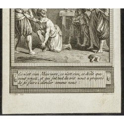 Gravure de XVIIIe - Petite gravure sur Contes mogols - 3