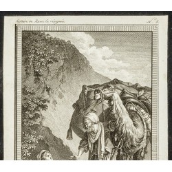 Gravure de XVIIIe - Petite gravure sur Ravie la Résignée - 2