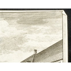 Gravure de 1707 - Le collège de S. Mary-Hall à Oxford - 3