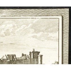 Gravure de 1707 - Vue du château de Bothwell - 3