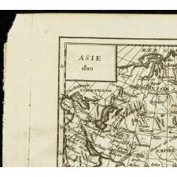 Gravure de 1823 - Carte ancienne de l'Asie - 2