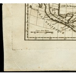 Gravure de 1823 - Carte ancienne de l'Amérique du nord - 4