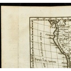 Gravure de 1823 - Carte ancienne de l'Amérique du sud - 2