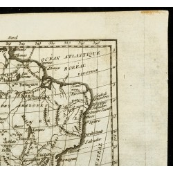 Gravure de 1823 - Carte ancienne de l'Amérique du sud - 3