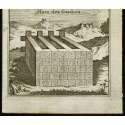 Gravure de 1763 - Murus gallicus et Muri Vegetiani - 3