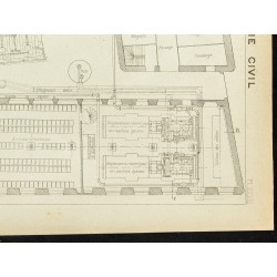 Gravure de 1892 - Station centrale d'électricité de Mulhouse - 5