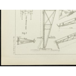Gravure de 1891 - Plan ancien des halles de la Plata - 4