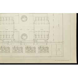 Gravure de 1892 - Appareils de compression d'air - 5