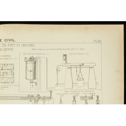 Gravure de 1892 - Plan d'appareils de mesure - 3