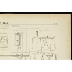 Gravure de 1892 - Plan d'appareils de mesure - 3