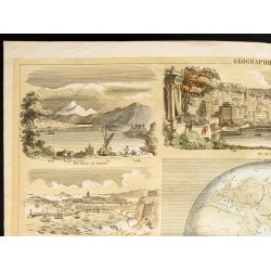 Gravure de 1853 - Géographie physique (Lithographie) - 2