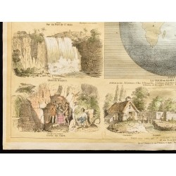 Gravure de 1853 - Géographie physique (Lithographie) - 4