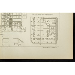 Gravure de 1891 - Les hautes maisons américaines - 5
