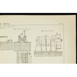 Gravure de 1887 - Machine à essayer les métaux - 3