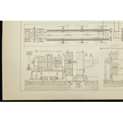 Gravure de 1887 - Machine à essayer les métaux - 4