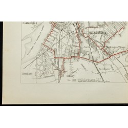 Gravure de 1888 - Travaux d'assainissement de Boston - 4