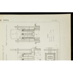 Gravure de 1888 - Appareils de chauffage et Calorifères - 3