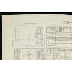 Gravure de 1888 - Monte-charges de l'hôtel des Postes - 2