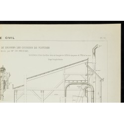 Gravure de 1888 - Machine à battre les tapis - 3