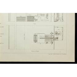 Gravure de 1888 - Machine à battre les tapis - 5