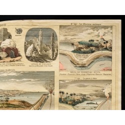 Gravure de 1853 - Géologie (Lithographie) - 3