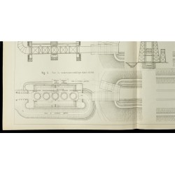 Gravure de 1892 - Ascenseurs à bateaux - 4