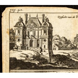 Gravure de 1661 - Porte de la Conférence et Saint-Bernard - 2