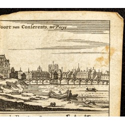 Gravure de 1661 - Porte de la Conférence et Saint-Bernard - 3
