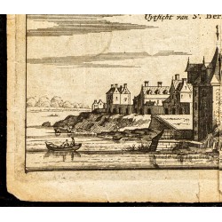 Gravure de 1661 - Porte de la Conférence et Saint-Bernard - 4