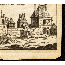 Gravure de 1661 - Porte de la Conférence et Saint-Bernard - 5