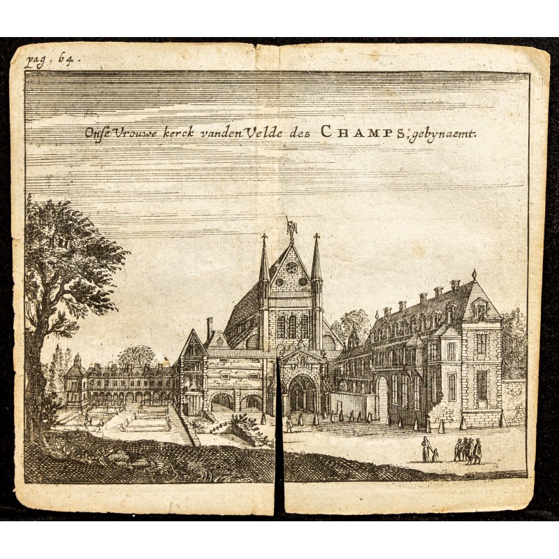 Gravure de 1661 - Notre-Dame-des-Champs - 1