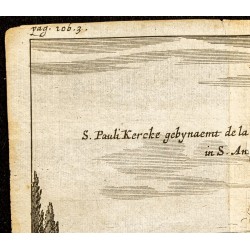 Gravure de 1661 - Vue de l'église Saint-Paul-Saint-Louis - 2