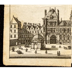 Gravure de 1661 - Hôtel de ville de Paris - 4