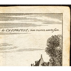 Gravure de 1661 - Vue de l'Hôtel de Luynes - 3