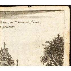 Gravure de 1661 - Vue du Couvent des Feuillants - 3