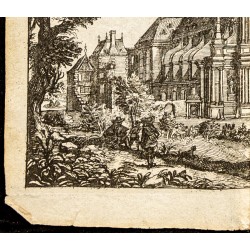 Gravure de 1661 - Vue du Couvent des Feuillants - 4