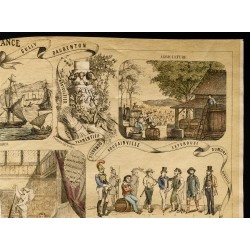 Gravure de 1853 - La France (Lithographie) - 3
