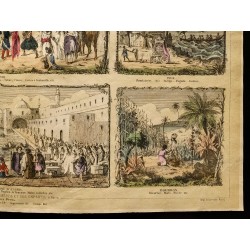 Gravure de 1853 - Les colonies de la France (Lithographie) - 5