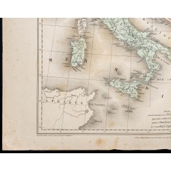 Gravure de 1879 - Italie Autriche Balkans et Grèce - 4
