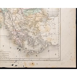 Gravure de 1879 - Italie Autriche Balkans et Grèce - 5