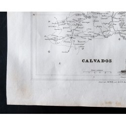 Gravure de 1833 - Département du Calvados - 4