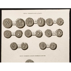 Gravure de 1844 - Médailles samaritaines - 2