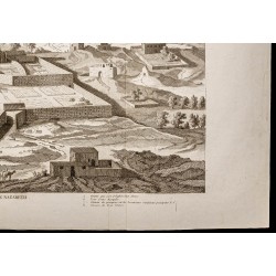 Gravure de 1844 - Plan de la ville de Nazareth - 5