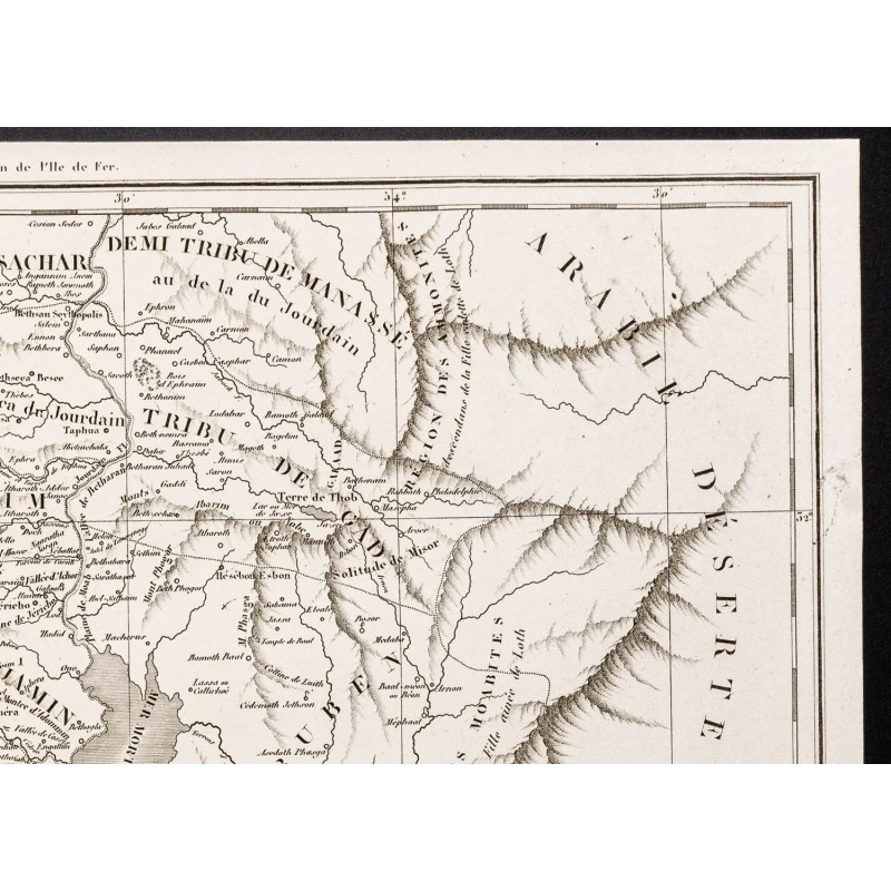 1844 Carte de la Terre Sainte