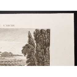 Gravure de 1844 - Charpente de l'Arche de Noé - 3