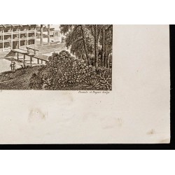 Gravure de 1844 - Charpente de l'Arche de Noé - 5