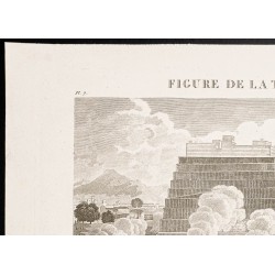 Gravure de 1844 - La Tour de babel - 2