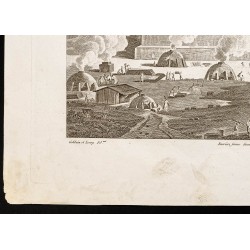 Gravure de 1844 - La Tour de babel - 4