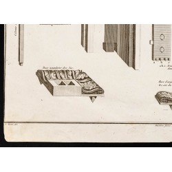Gravure de 1844 - Éléments architecturaux du Tabernacle - 4